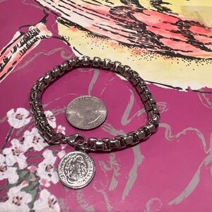 Charm Saint Benedict Coin Bracelet